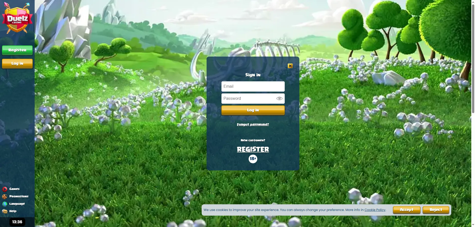 Logowanie do Duelz Casino – dostęp do konta gracza online