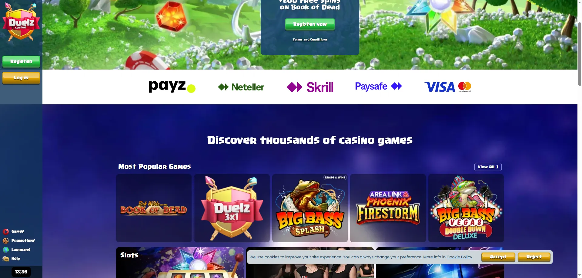 Metody płatności dostępne w Duelz Casino &ndash; depozyty i wypłaty